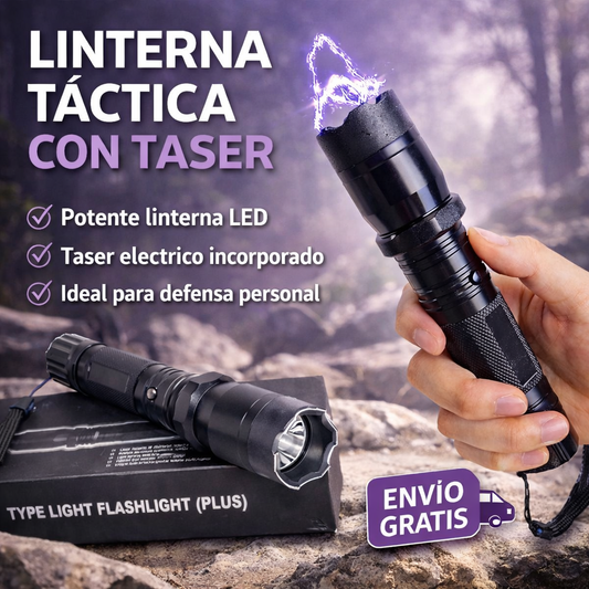 Linterna Taser - Defensa personal