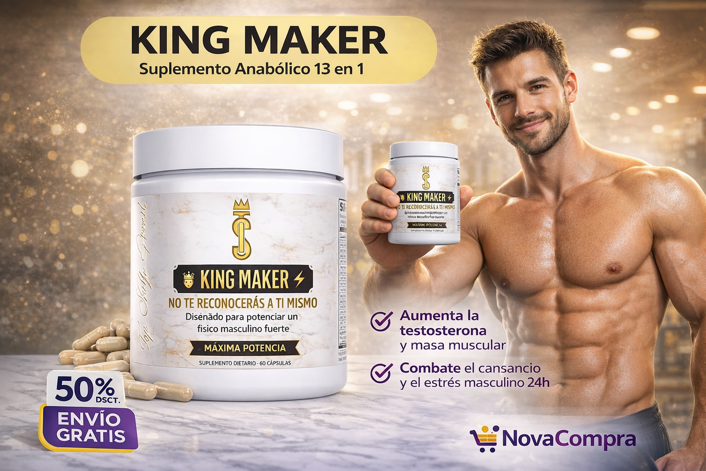 suplemento Hombres King Maker