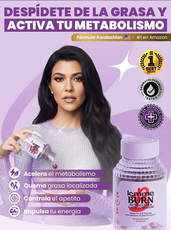 LEMME BURN QUEMA GRASAS CON ENVASE ORIGINAL X 60 CP